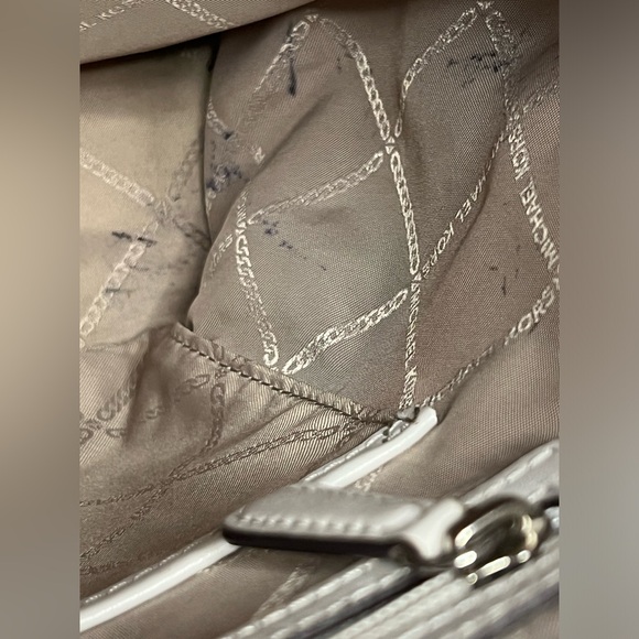 Michael Kors Monogram White and Grey Tote - Picture 11 of 15